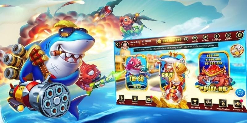 Bắn cá Siêu Quậy mang đến một thế giới đại dương sống động