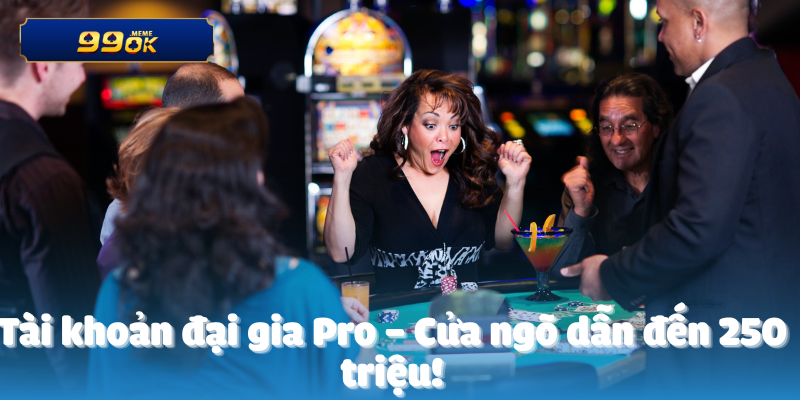 Tài khoản đại gia Pro – Cửa ngõ dẫn đến 250 triệu!